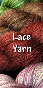 Treat yourself to luxurious hand dyed Zephyr or Silk lace yarn!