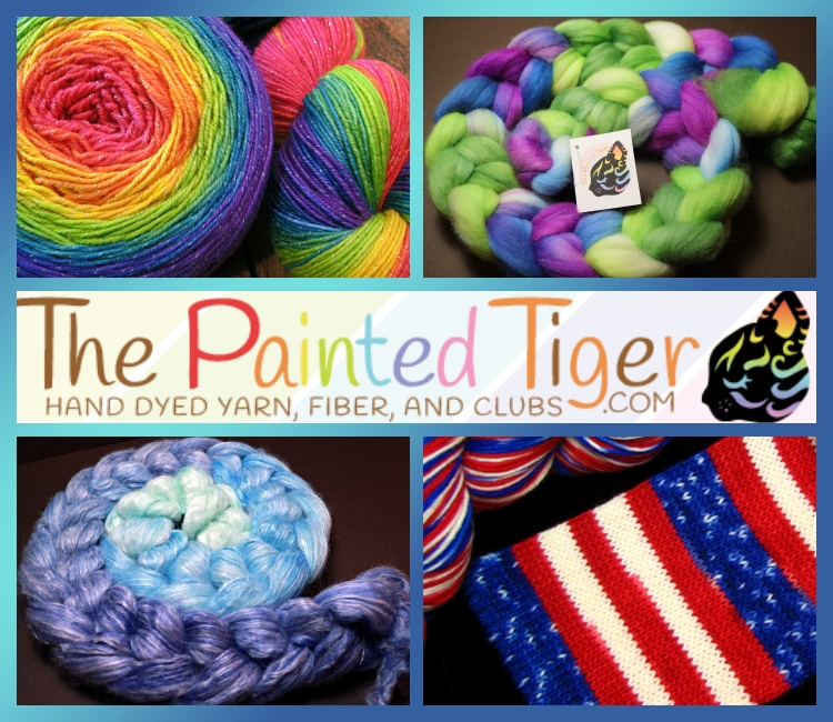 Hand Dyed Sock Yarn, Spinning Fiber, and Monthly Clubs by The Painted Tiger