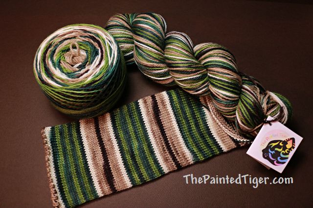  Green Sock Yarn