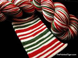 Candy Cane Stripe Journey Sock Yarn