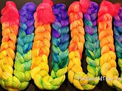 Tropical Rainbow - Merino Wool and Soybean Fiber